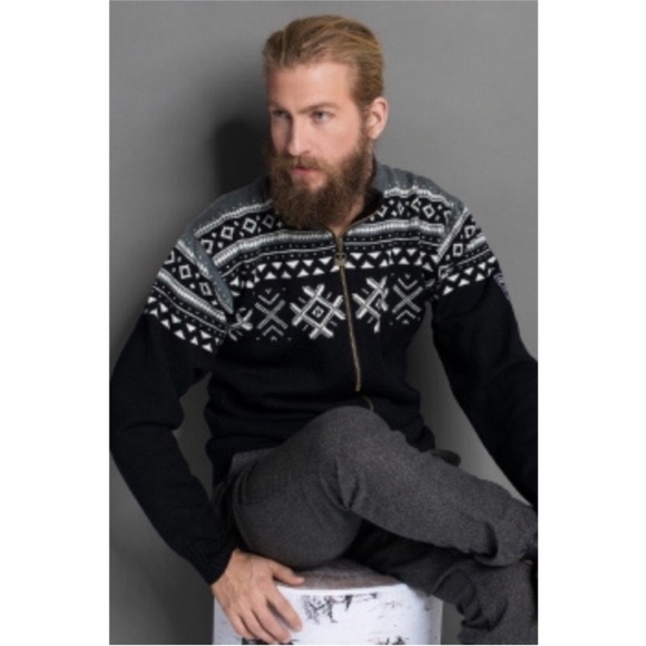 Dale of Norway Wool Dovre Jacket Black XL Unisex - Picture 8 of 17